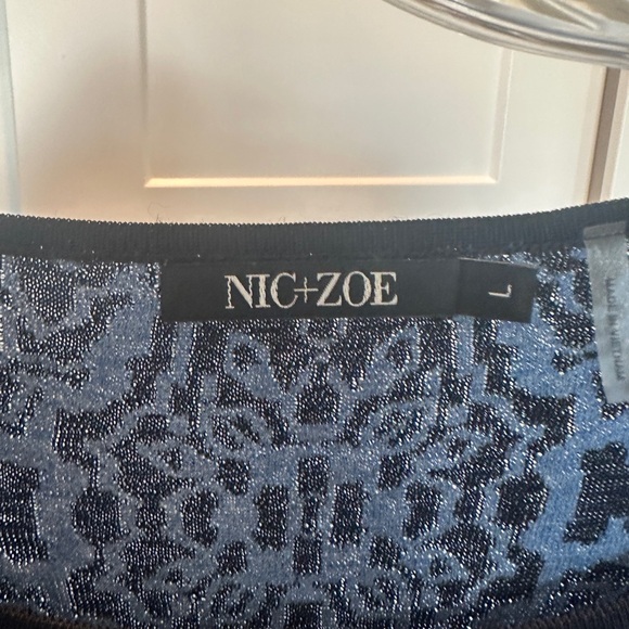 NIC+ZOE size L print sweater - like new condition - Picture 5 of 5